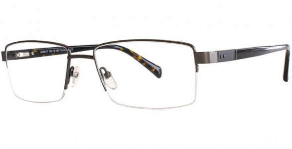 Adrienne Vittadini 6017 Eyeglasses, Gunmetal