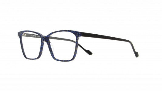 Vanni Blade V1371 Eyeglasses, blue solid Pixel/ black temple