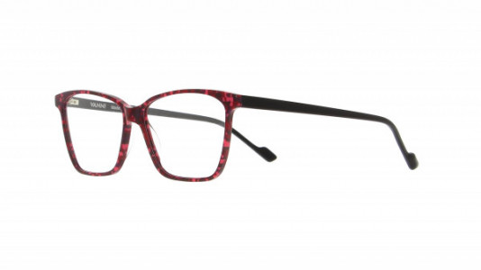 Vanni Blade V1371 Eyeglasses, burgundy solid Pixel/ black temple