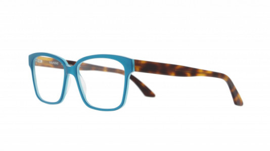 Vanni Accent V1372 Eyeglasses, metallic turquoise/ havana