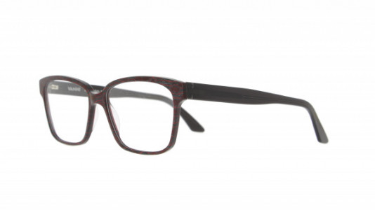 Vanni Accent V1372 Eyeglasses, burgundy-grey pearl Macro/ transparent black