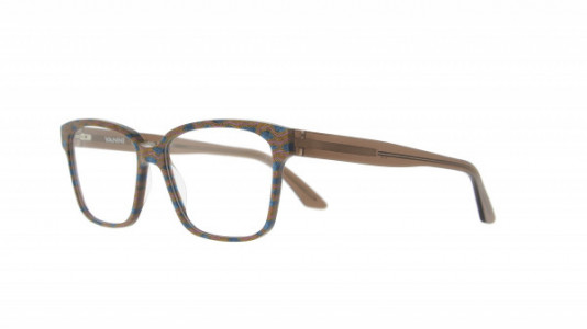Vanni Accent V1372 Eyeglasses, light blue-copper pearl Macro/ transparent brown