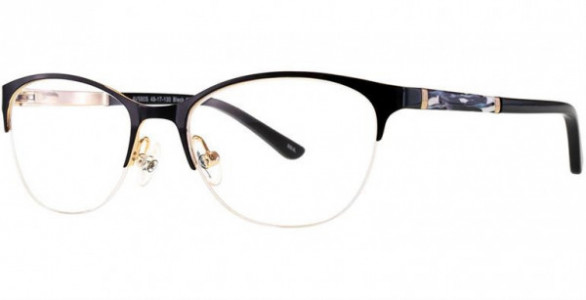 Adrienne Vittadini 580 Eyeglasses, Black