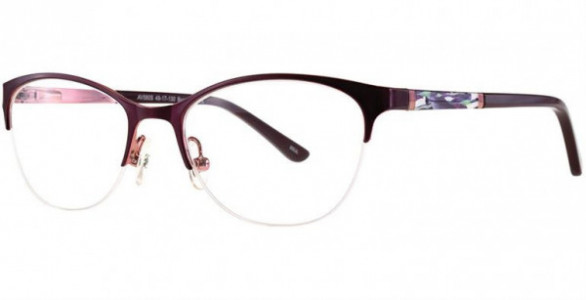 Adrienne Vittadini 580 Eyeglasses, Burgundy
