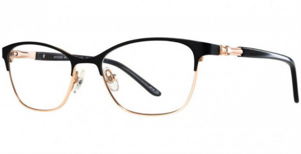Adrienne Vittadini 582 Eyeglasses, Black