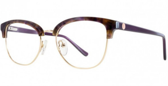 Adrienne Vittadini 590 Eyeglasses, Plum Demi