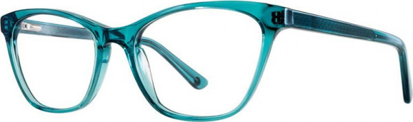 Adrienne Vittadini 596 Eyeglasses, Teal Crystal