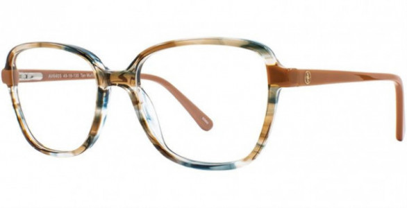 Adrienne Vittadini 640 Eyeglasses, Tan Multi T