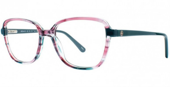 Adrienne Vittadini 640 Eyeglasses, Teal Multi T