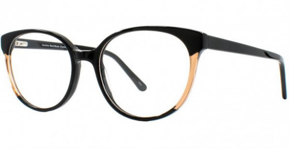 Cosmopolitan Caroline Eyeglasses, Blk/Blush