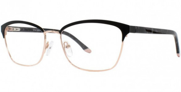 Cosmopolitan Tatum Eyeglasses, MBLK/SRGOLD