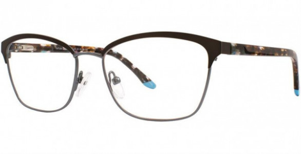 Cosmopolitan Tatum Eyeglasses, MBRN/MLBLUE