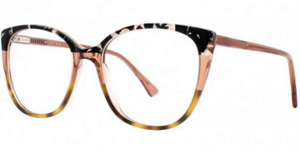 Cosmopolitan Willa Eyeglasses, Bl Marb Cry