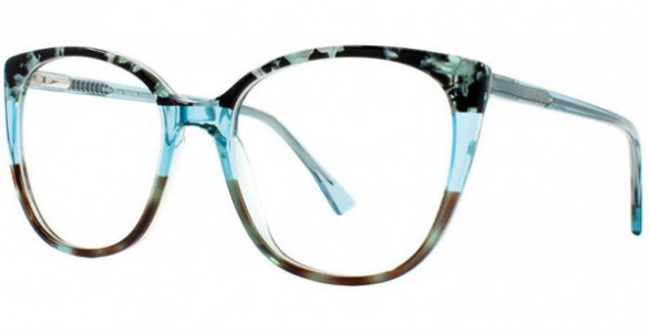 Cosmopolitan Willa Eyeglasses, Blu Marb Cry