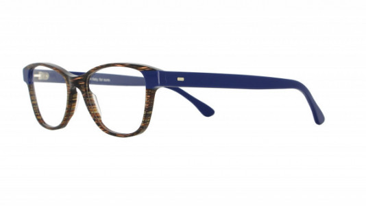 Vanni Blade V1624 Eyeglasses, brown blade/solid blue