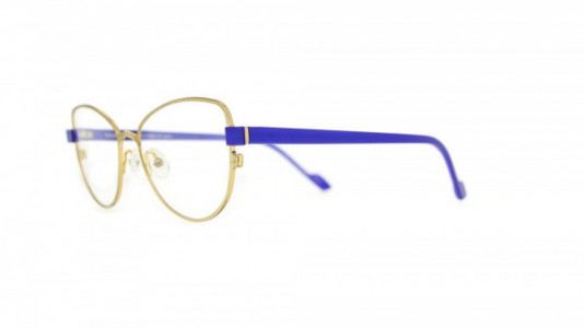 Vanni Accent V4201 Eyeglasses, shiny gold/ metallic purplish blue