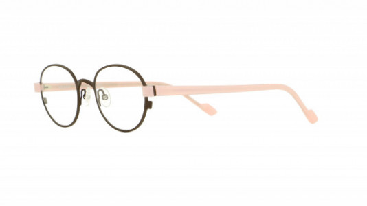 Vanni Accent V4203 Eyeglasses, mat brown/ metallic pink