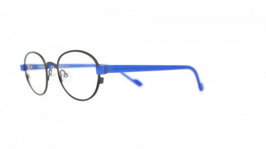 Vanni Accent V4203 Eyeglasses, matt dark brown/ metallic elettric blue