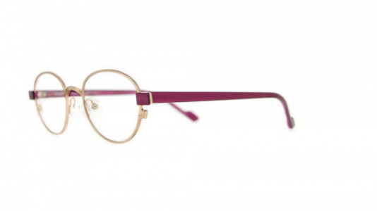 Vanni Accent V4203 Eyeglasses, shiny rose gold/ metallic burgundy
