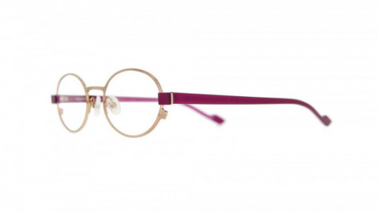 Vanni Accent V4204 Eyeglasses, shiny rose gold/ metallic burgundy