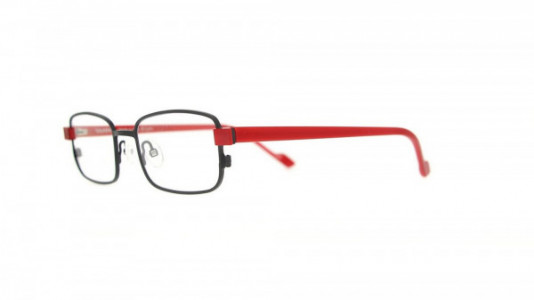 Vanni Accent V4205 Eyeglasses, matt black/ metallic red