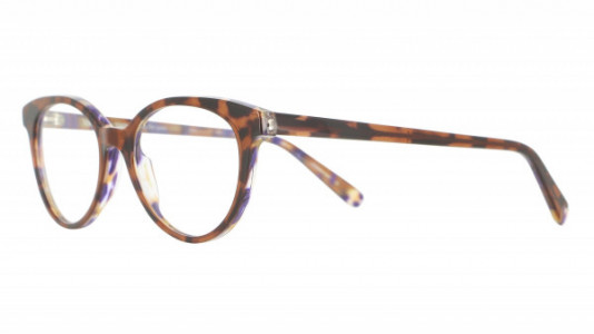 Vanni VANNI Petite M107 Eyeglasses, brown top on purple pattern