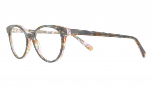 Vanni VANNI Petite M107 Eyeglasses, grey top on pink pattern