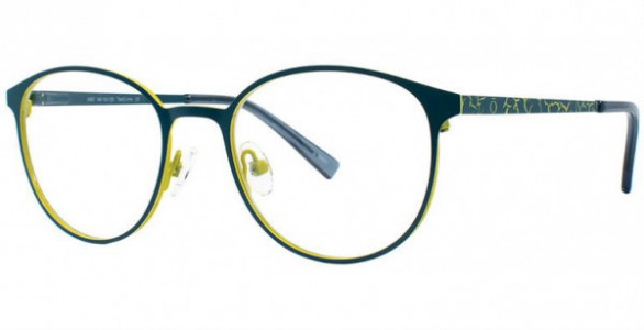 Float Milan 65 Eyeglasses, Teal/Lime