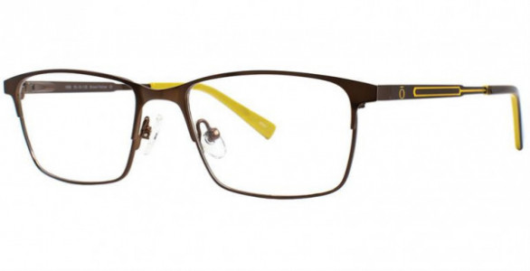 Float Milan 66 Eyeglasses, Brown/Yellow