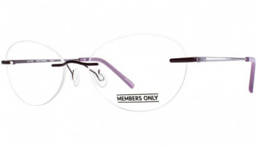 Members Only M3 Eyeglasses, Satin Purple