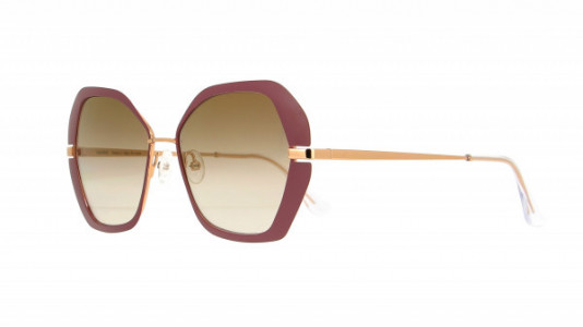Vanni High Line VS4301 Sunglasses, matt burgundy/ shiny rose gold