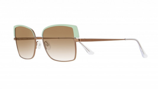 Vanni High Line VS4302 Sunglasses, matt light green/shiny copper