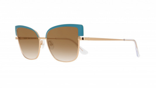Vanni High Line VS4303 Sunglasses, matt turquoise/shiny rose gold