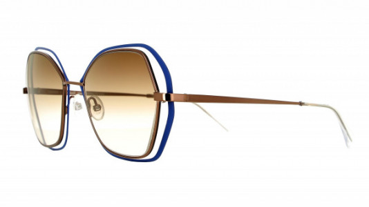 Vanni High Line VS4311 Sunglasses, shiny brown/matt electric blue