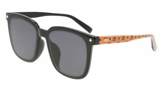 MCM MCM720SLB Sunglasses, (005) BLACK/COGNAC VISETOS