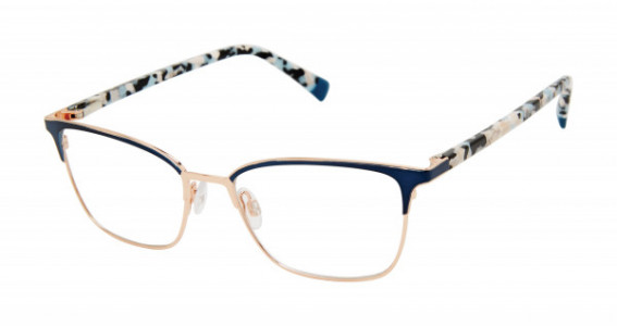 gx by Gwen Stefani GX093 Eyeglasses, Teal/Rose Gold (TEA)