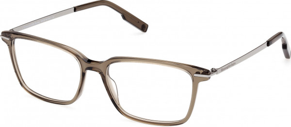 Ermenegildo Zegna EZ5246 Eyeglasses, 051 - Mastic / Shiny Gunmetal