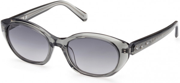 Swarovski SK0384 Sunglasses, 20B - Grey/other / Gradient Smoke