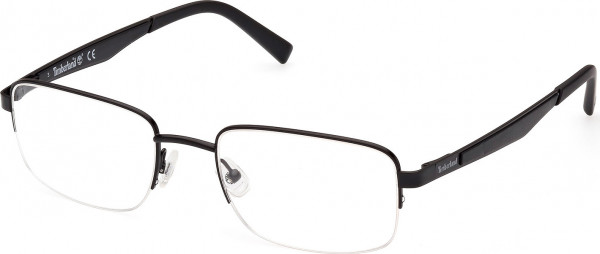 Timberland TB1787 Eyeglasses, 002 - Matte Black / Matte Black