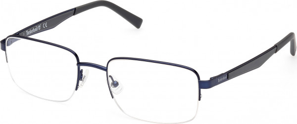 Timberland TB1787 Eyeglasses, 091 - Shiny Blue / Matte Grey
