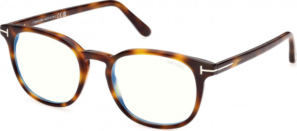 Tom Ford FT5819-B Eyeglasses, 053 - Blonde Havana / Blonde Havana