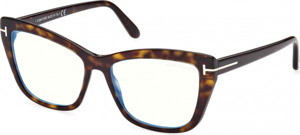 Tom Ford FT5826-B Eyeglasses, 052 - Dark Havana / Dark Havana