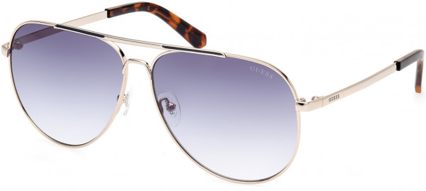 Guess GU00059 Sunglasses, 32W - Gold / Gradient Blue