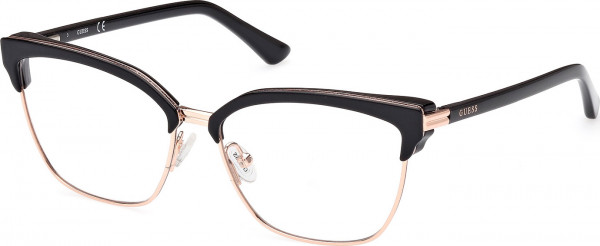 Guess GU2945 Eyeglasses, 001 - Shiny Pink Gold / Shiny Black