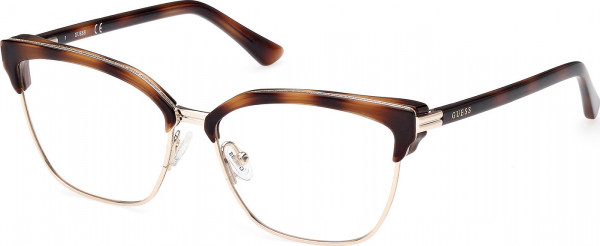 Guess GU2945 Eyeglasses, 053 - Shiny Pale Gold / Blonde Havana