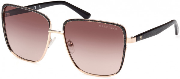 GUESS by Marciano GM0825 Sunglasses, 32F - Gold / Gradient Brown