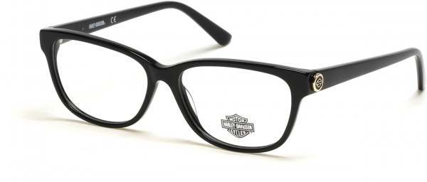 Harley-Davidson HD0566 Eyeglasses, 001 - Shiny Black
