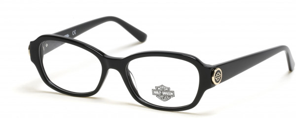 Harley-Davidson HD0567 Eyeglasses, 001 - Shiny Black