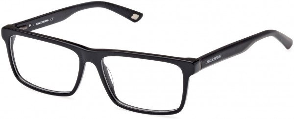 Skechers SE3343 Eyeglasses, 001 - Shiny Black