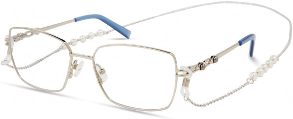 Viva VV8022 Eyeglasses, 010 - Shiny Light Nickeltin